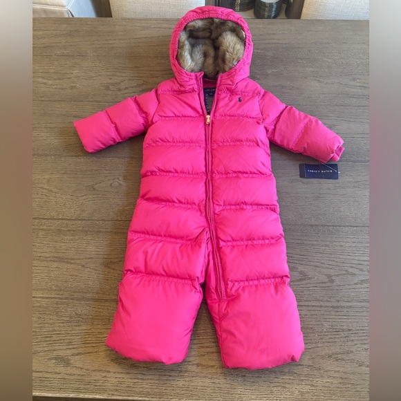 Ralph Lauren Other - NWT Ralph Lauren pink down snowsuit